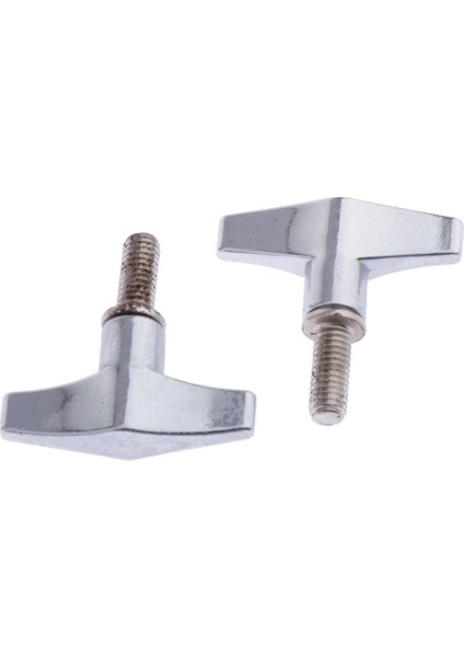2 Adet Çinko Alaşım Davul Standı Kanatlı Davul Cymbal Standı Kanat Somun Vida M6 (Yurt Dışından)