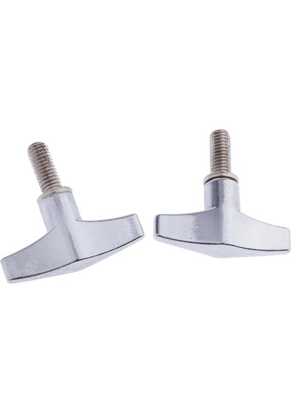 2 Adet Çinko Alaşım Davul Standı Kanatlı Davul Cymbal Standı Kanat Somun Vida M6 (Yurt Dışından)