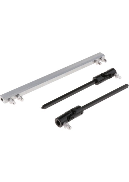 31 cm Gümüş Çift Davul Pedalı Bağlantı Bar Bas Davul Pedalı Driveshaft Çubuk Dıy (Yurt Dışından)