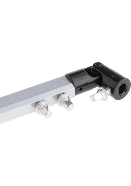 31 cm Gümüş Çift Davul Pedalı Bağlantı Bar Bas Davul Pedalı Driveshaft Çubuk Dıy (Yurt Dışından)