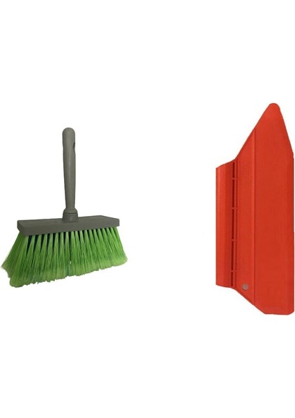 2'li Set (Fırça-Spatula) Duvar Kağıdı Yapıştırma Uygulama Seti