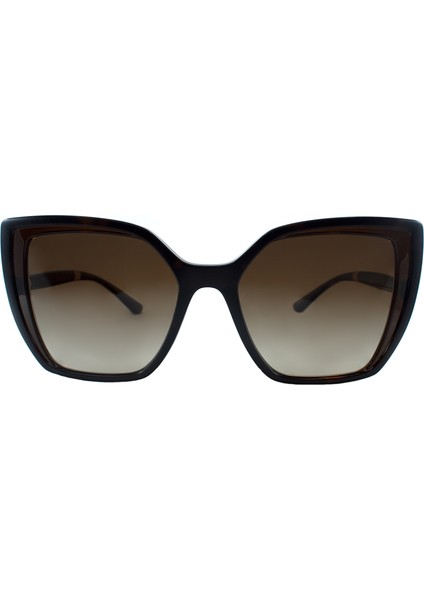 Dolce&gabbana 6138 3185/13 55 Kadın Kahve Çekik Çerçeve Güneş Gözlüğü