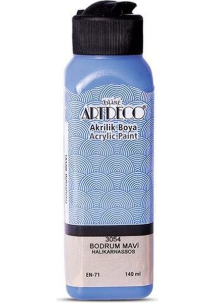 Akrılık Boya Artdeco Bodrum Mavı 140ML.(3054)