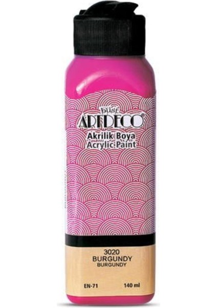 Akrılık Boya Artdeco Burgundy 140ML.(3020)