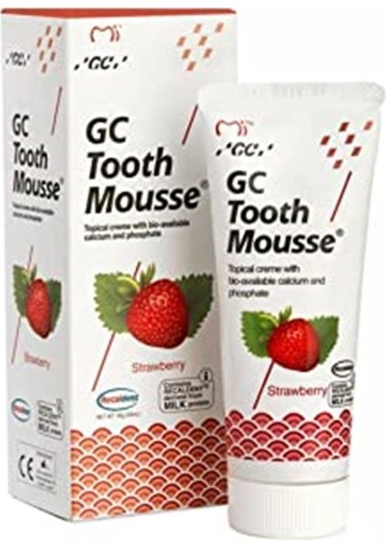 Mousse Çilekli 40 gr Diş Macunu