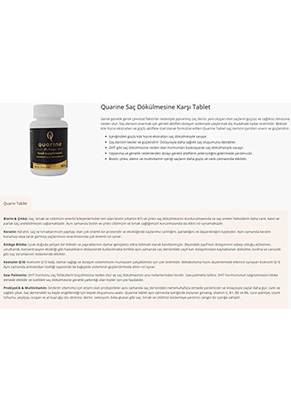 Dr.sammy's Quarine 60 Tablet - Bitkisel Kök Hücre Ekstratları ve Biot modelleri