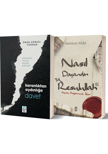 Ortak Akıl Yayınları Karanlıktan Aydınlığa Davet - Nasıl Dayandın Ya Resulullah 2 Kitap Set