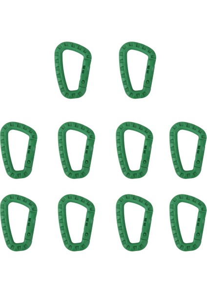 10 Adet Açık Taktik Sırt Çantası D-Ring Molle Toka Klip Karabina Anahtarlık (Yurt Dışından) modelleri