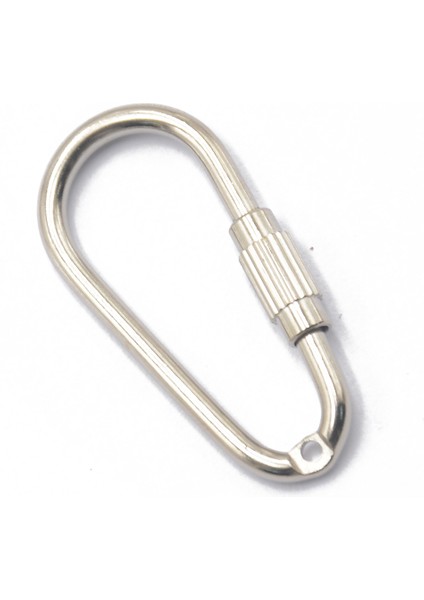 6 Çelik Katı Karabina D-Rıng Klip Kanca Tırmanma Anahtarlık Vida Kilitleme (Yurt Dışından) fiyatları