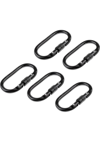 5 Adet Hafif 25KN Dağcılık Kaya Tırmanışı Oval Karabina Ce Sertifikalı (Yurt Dışından)