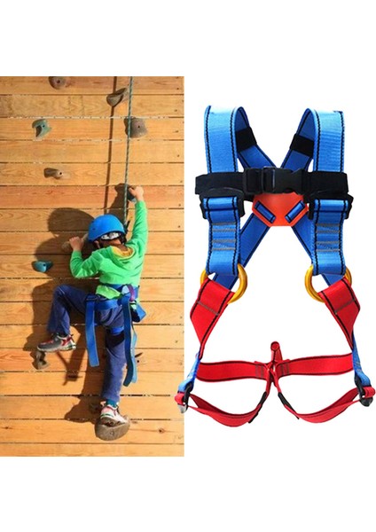Arborist Ağacı Yetişkinleri Için Kaya Tırmanışı Koşum Kemerleri Gençlik Kırmızı Mavi (Yurt Dışından) fırsatları