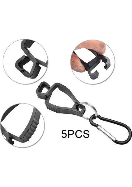 5 Adet Iş Eldiveni Klip Kepçe Tutucu Kelepçe Kaleci Interlok Askı Guard Güvenliği (Yurt Dışından) fırsatları