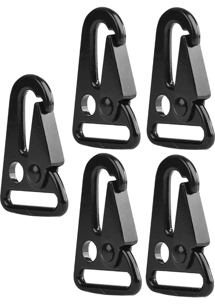 5 Adet Taktik Dişli Klipler Anahtarlık Tutucu Taktik Kemer Keepers Carabiner (Yurt Dışından)