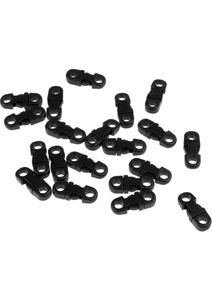 20 Adet Bilezik 5mm Kordon Yan Yayın Toka Plastik Klip (Yurt Dışından) fırsatları