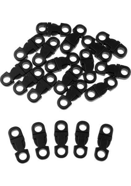 20 Adet Bilezik 5mm Kordon Yan Yayın Toka Plastik Klip (Yurt Dışından) indirimleri