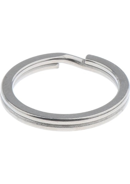 1 Titanyum Bölünmüş Anahtarlık Döngü Anahtar Zincirleri Tutucu Kamp Yürüyüş 25MM Gümüş (Yurt Dışından) fiyatları