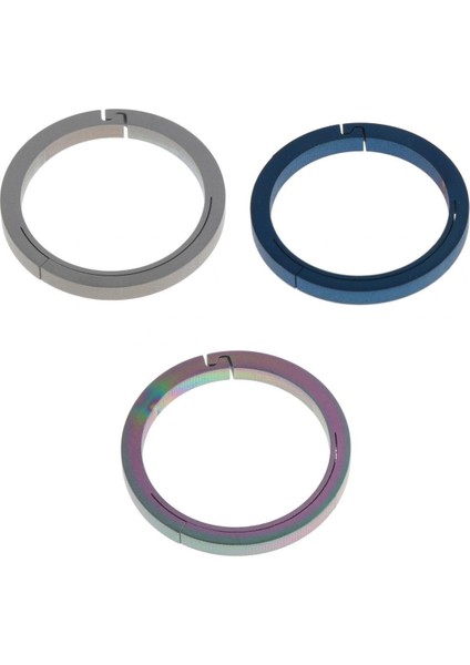 3 Adet Titanyum Yuvarlak Karabina Bahar Yapış Kanca Anahtarlık Toka Dıy 18- 32MM (Yurt Dışından)