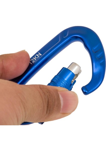 12KN Vida Kilidi Carabiner Karabiner Kanca Tokaları Açık Kamp Için (Yurt Dışından) fiyatları