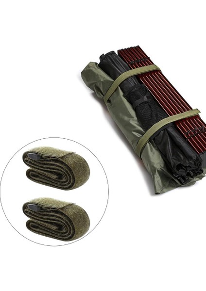 2 Adet Bagaj Kravat Aşağı Kayış Kemeri Sabit Kargo Surfboard Bağlama Kayışı Yeşil (Yurt Dışından)