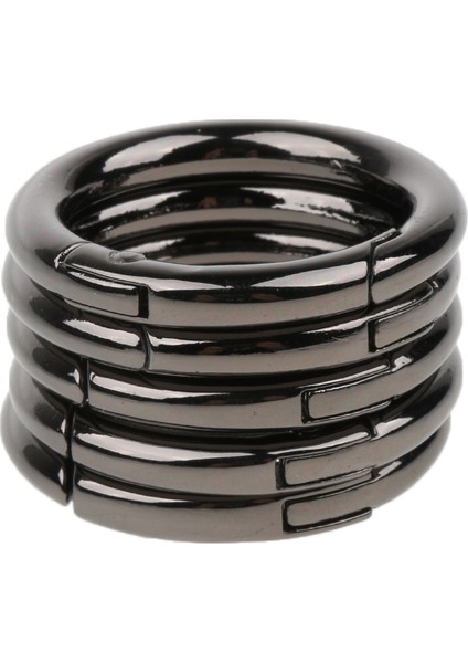 15 Adet Yuvarlak Karabina Kamp Bahar Yapış Klip Anahtarlık Anahtar Toka Iter - 10MM 16MM 25MM (Yurt Dışından) modelleri