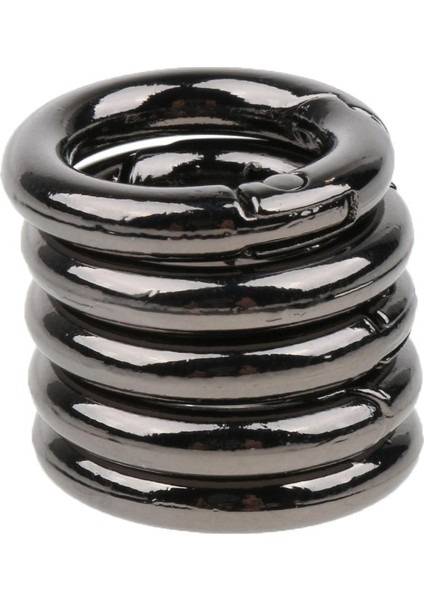 15 Adet Yuvarlak Karabina Kamp Bahar Yapış Klip Anahtarlık Anahtar Toka Iter - 10MM 16MM 25MM (Yurt Dışından) fırsatları