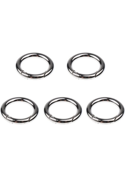 5 Adet Dairesel O Yüzük Yuvarlak Karabina Yapış Klip Bahar Anahtarlık Aksesuarları 25MM (Yurt Dışından) fırsatları