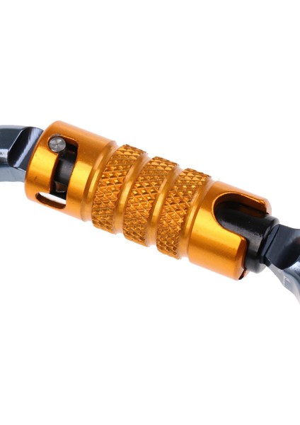 2 Parça 28KN Alüminyum Karabina Oto Kilitleme Yay Kapısı Kaya Tırmanışı Için (Yurt Dışından) fırsatları