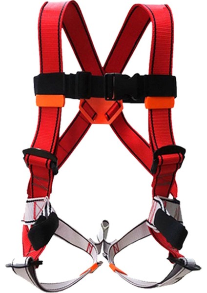 Arborist Ağacı Yetişkinler Için Kaya Tırmanma Koşum Kemerleri Gençlik Kırmızı Gri (Yurt Dışından)