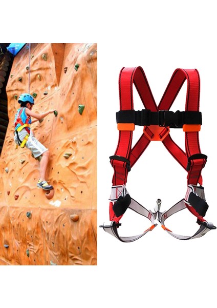 Arborist Ağacı Yetişkinler Için Kaya Tırmanma Koşum Kemerleri Gençlik Kırmızı Gri (Yurt Dışından) indirimleri
