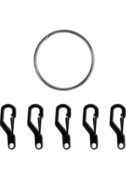 Hızlı Serbest Anahtarlık + 5 Adet Snap Anahtarlık Klip Carabiner Yürüyüş Toka Kanca (Yurt Dışından) fiyatları