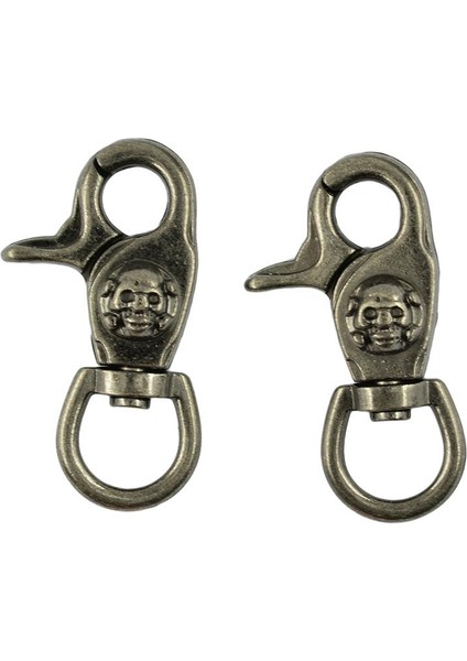 2 Adet Kafatası Döner Kanca Yapış Istakoz Toka Kanca Çanta Anahtarlık Kanca (Yurt Dışından) fırsatları