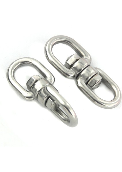 2 Adet 360 Derece Döndürmek Paslanmaz Çelik Toka Tırmanma Yürüyüş Karabina Aracı (Yurt Dışından) modelleri