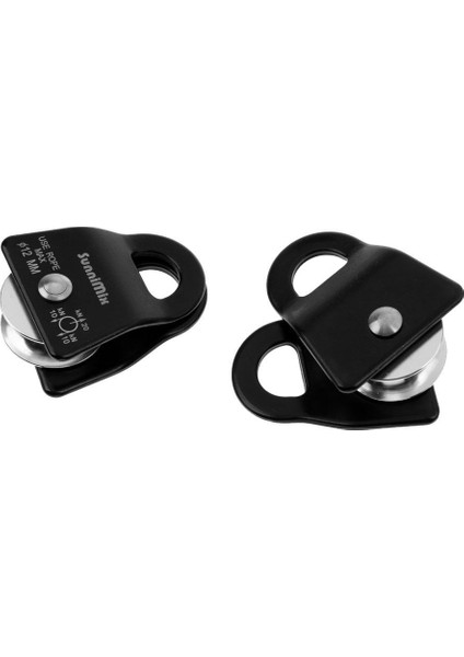 2 Adet 20KN Tırmanma Arborist Mobil Kasnak Için 12MM Halat Arma Siyah Kaldırma Siyah (Yurt Dışından) modelleri