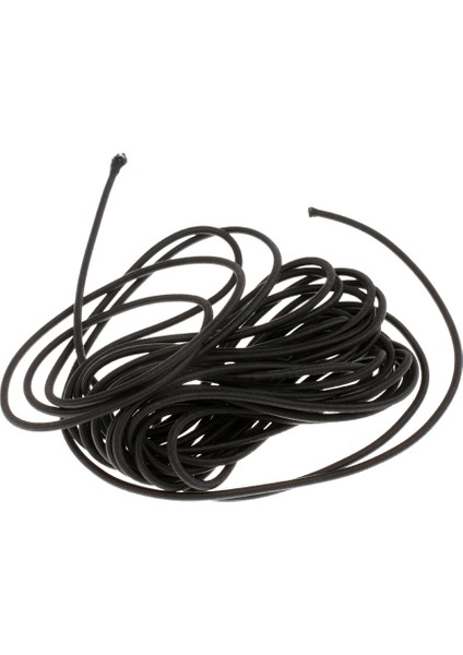2 Adet 3mm 5 Metre Güçlü Elastik Bungee Halat Şok Kordon Kravat Aşağı Kayış Siyah (Yurt Dışından) fiyatları