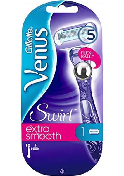 Swirl Extra Smooth Kadın Tıraş Makinesi Yedekli Tıraş Bıçağı