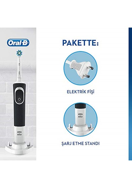 D150 Şarj Edilebilir Diş Fırçası Plus 1 Yedek Başlık Diş Fırçası
