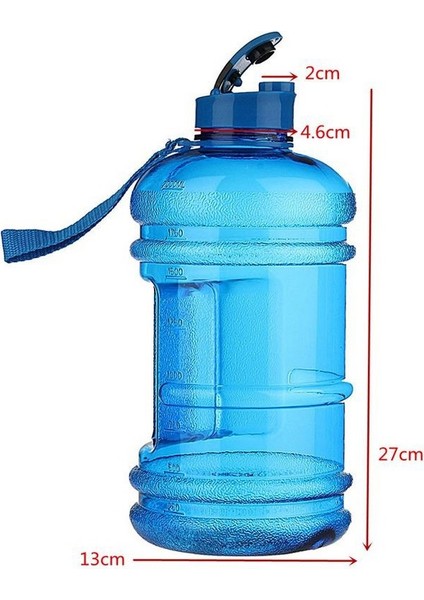 Mavi 2 L Su Matarası (Yurt Dışından)