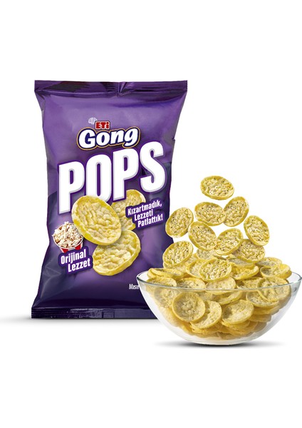 Gong Pops Misir Patlağı 80 g x 10 Adet