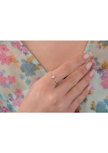 Markiz Kesim Zirkon Yüzük, Altın Zarif Kadın Yüzüğü, 14 Ayar Altın Yüzük fiyatları