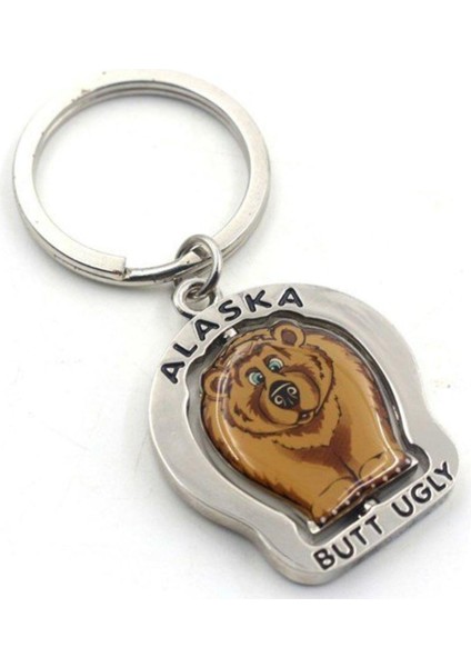 Alaska Iki Yüzlü Ayı Metal Anahtarlık fiyatları