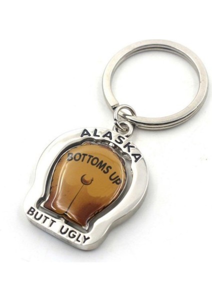 Alaska Iki Yüzlü Ayı Metal Anahtarlık modelleri