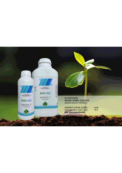 Cu Ec Fertilizer Bakırlı Gübre Çözeltisi 1 Lt fiyatları