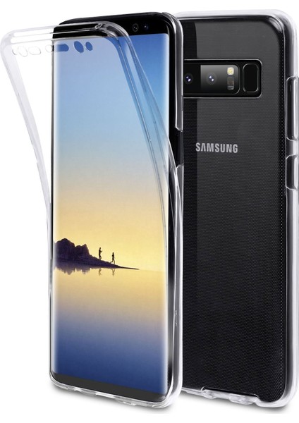 Samsung Galaxy Note 8 360 Derece Kılıf Şeffaf Silikon Ön Arka fiyatları