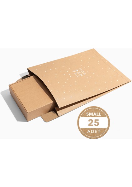 No1 25'li Modern Seri Kargo Zarfı - Kraft - 23x35x10 Cm