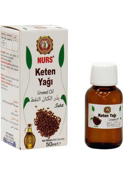 Keten Yağı 20 ml Nurs 1 Adet