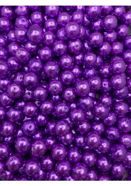 10MM Mor Cam Inci Boncuk, Takı Aksesuar Yapım Boncuğu (50GR,-38ADET) fiyatları