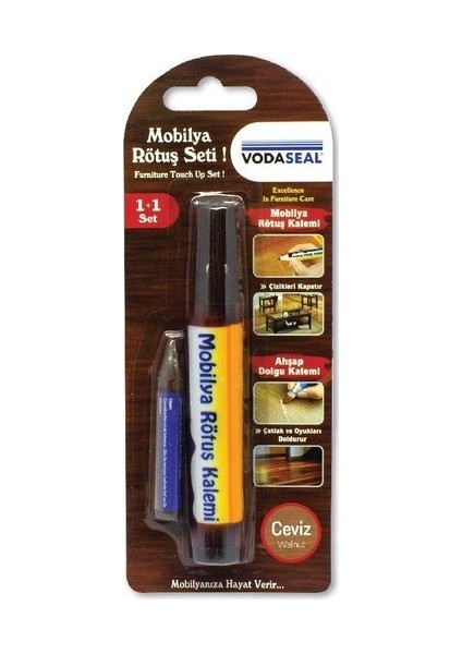 Mobilya Rötuş Seti - Ceviz
