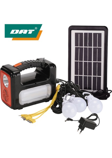 Esilay Shop Dat AT-9011 Güneş Enerjili Solar Bahçe Aydınlatma Sistemi