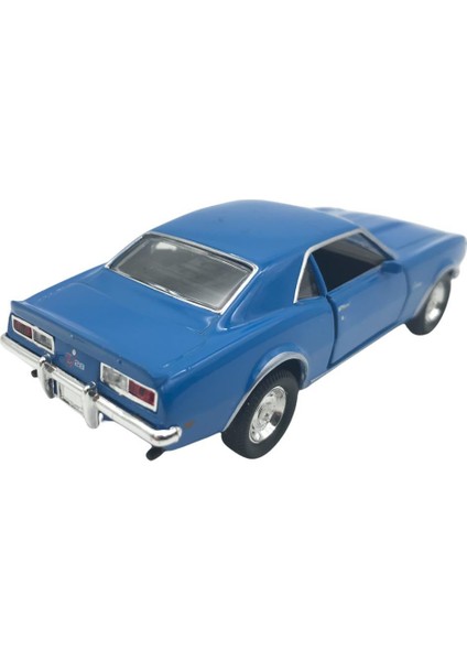 1:38 Metal Çek Bırak Araba 1968 Chevrolet Camaro Z28 42324D modelleri