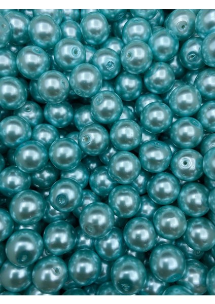 14MM Mavi Renk Cam Inci Boncuk, Takı Aksesuar Yapım Boncuğu (100GR,-30 Adet ) fiyatları
